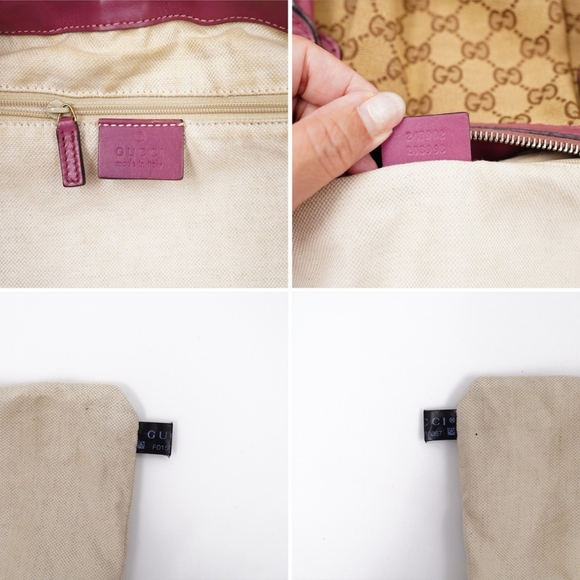 AQ28❤️ GUCCI Monogram Sukey Top Handle Satchel - Picture 14 of 15